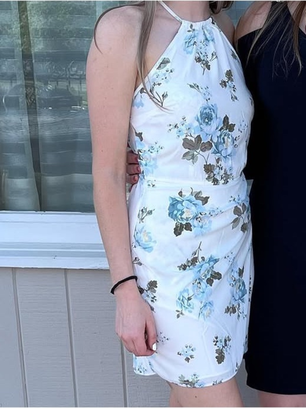 Floral Halter Neck Dress